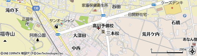 徳島県阿南市才見町三本松31周辺の地図