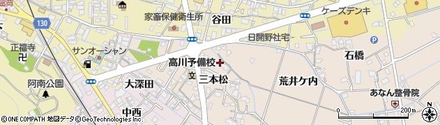 徳島県阿南市才見町三本松57周辺の地図