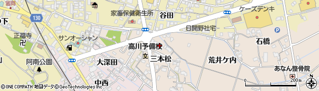 徳島県阿南市才見町三本松54周辺の地図