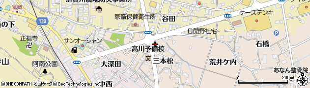 徳島県阿南市才見町三本松51周辺の地図