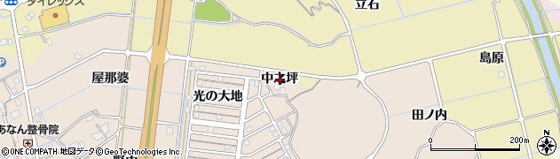 徳島県阿南市才見町中之坪周辺の地図