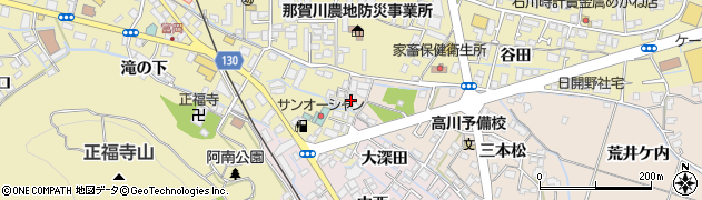 徳島県阿南市才見町三本松1-1周辺の地図