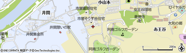 徳島県阿南市富岡町（そうず谷）周辺の地図