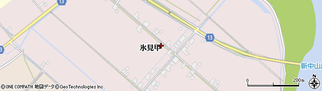 愛媛県西条市氷見（甲）周辺の地図