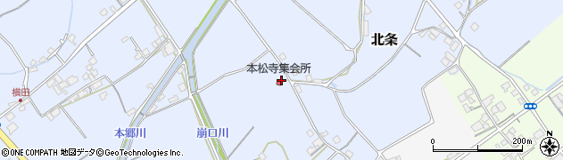 愛媛県西条市北条78周辺の地図
