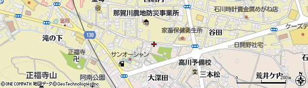 徳島県阿南市才見町三本松4周辺の地図