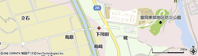 徳島県阿南市七見町下川田周辺の地図