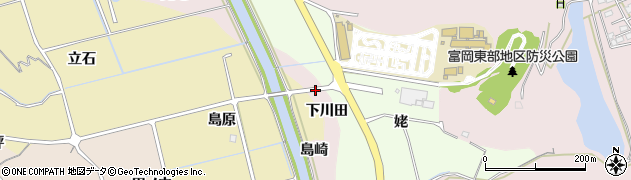 徳島県阿南市七見町（下川田）周辺の地図