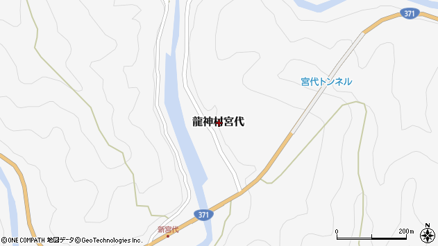 〒645-0411 和歌山県田辺市龍神村宮代の地図