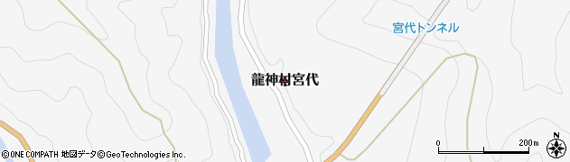 和歌山県田辺市龍神村宮代周辺の地図