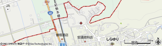 和歌山県御坊市荊木158周辺の地図