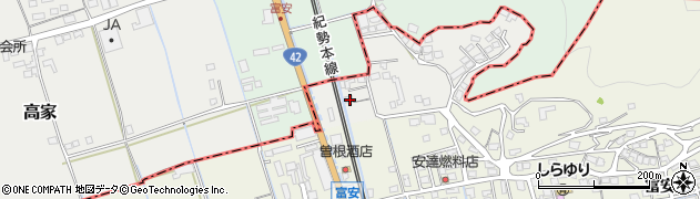 和歌山県御坊市荊木128周辺の地図