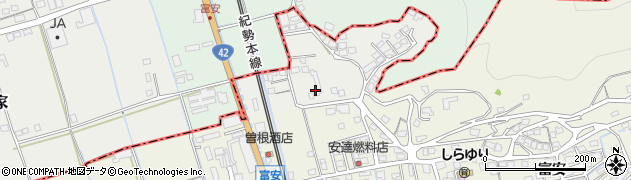 和歌山県御坊市荊木154周辺の地図