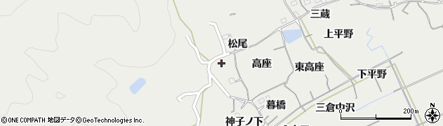 徳島県阿南市長生町（善入尻）周辺の地図