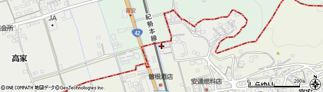 和歌山県御坊市荊木130周辺の地図