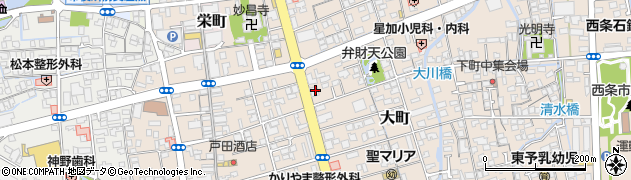愛媛銀行西条支店 ＡＴＭ周辺の地図