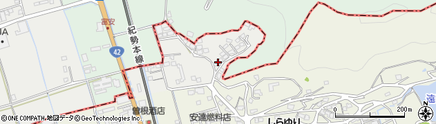 和歌山県御坊市荊木160周辺の地図