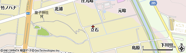 徳島県阿南市日開野町（立石）周辺の地図