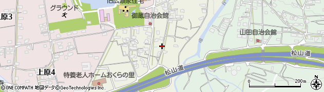 愛媛県新居浜市御蔵町周辺の地図