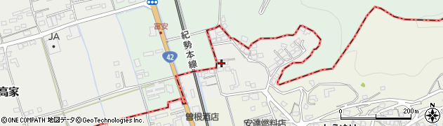 和歌山県御坊市荊木148周辺の地図