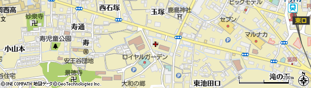 徳島地方検察庁阿南支部周辺の地図