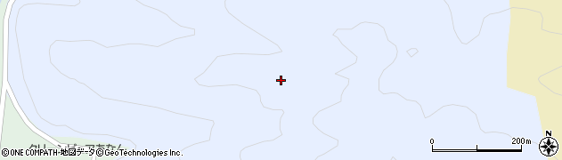 徳島県阿南市中大野町（シル谷）周辺の地図