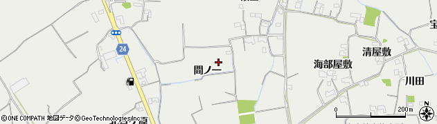 徳島県阿南市長生町（間ノ一）周辺の地図