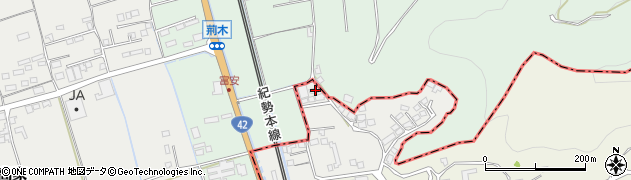 和歌山県御坊市荊木144周辺の地図