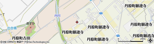 愛媛県西条市丹原町古田106周辺の地図