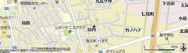 徳島県阿南市日開野町（居内）周辺の地図