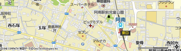 阿波旬鮮酒場SINO周辺の地図