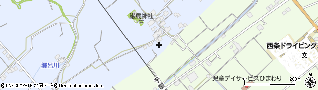 愛媛県西条市北条367周辺の地図