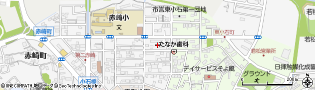 福岡県北九州市若松区西小石町4周辺の地図