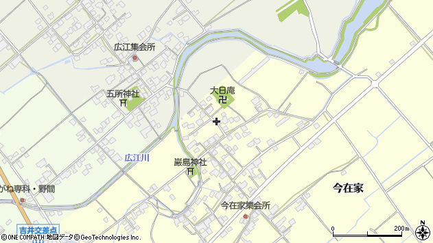 〒799-1362 愛媛県西条市今在家の地図