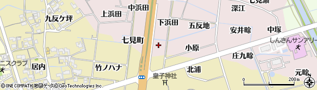 徳島県阿南市七見町（馬場ノ鼻）周辺の地図