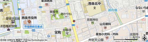 にくぶき株式会社　東町店周辺の地図