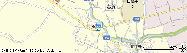 和歌山県日高郡日高町志賀465周辺の地図