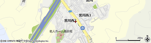 福岡県北九州市門司区黒川西周辺の地図