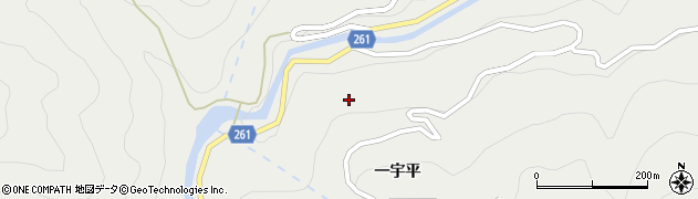 徳島県美馬郡つるぎ町一宇平3681周辺の地図
