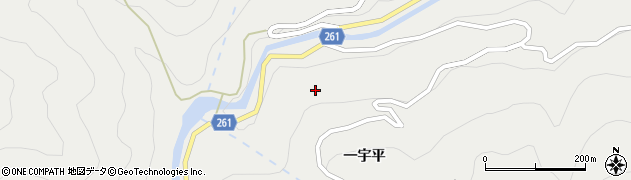 徳島県美馬郡つるぎ町一宇平3680周辺の地図