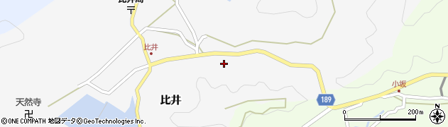 和歌山県日高町（日高郡）比井周辺の地図
