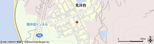 愛媛県松山市光洋台3-14周辺の地図