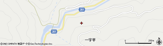 徳島県美馬郡つるぎ町一宇平3682周辺の地図