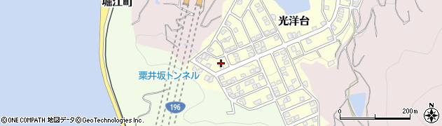 愛媛県松山市光洋台6-40周辺の地図