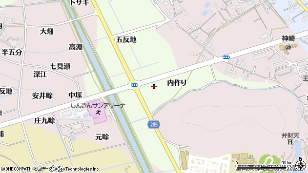 〒774-0009 徳島県阿南市西路見町の地図