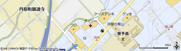 ダイソーフジ東予店周辺の地図