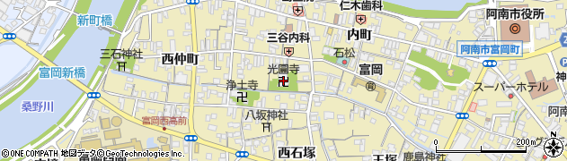 光圓寺周辺の地図