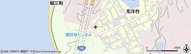 愛媛県松山市光洋台6-44周辺の地図