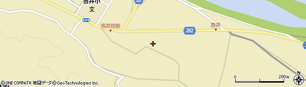 徳島県阿南市吉井町（柳谷）周辺の地図