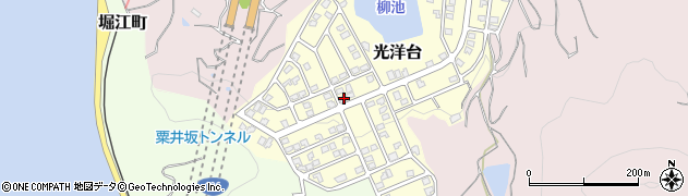 愛媛県松山市光洋台7-6周辺の地図